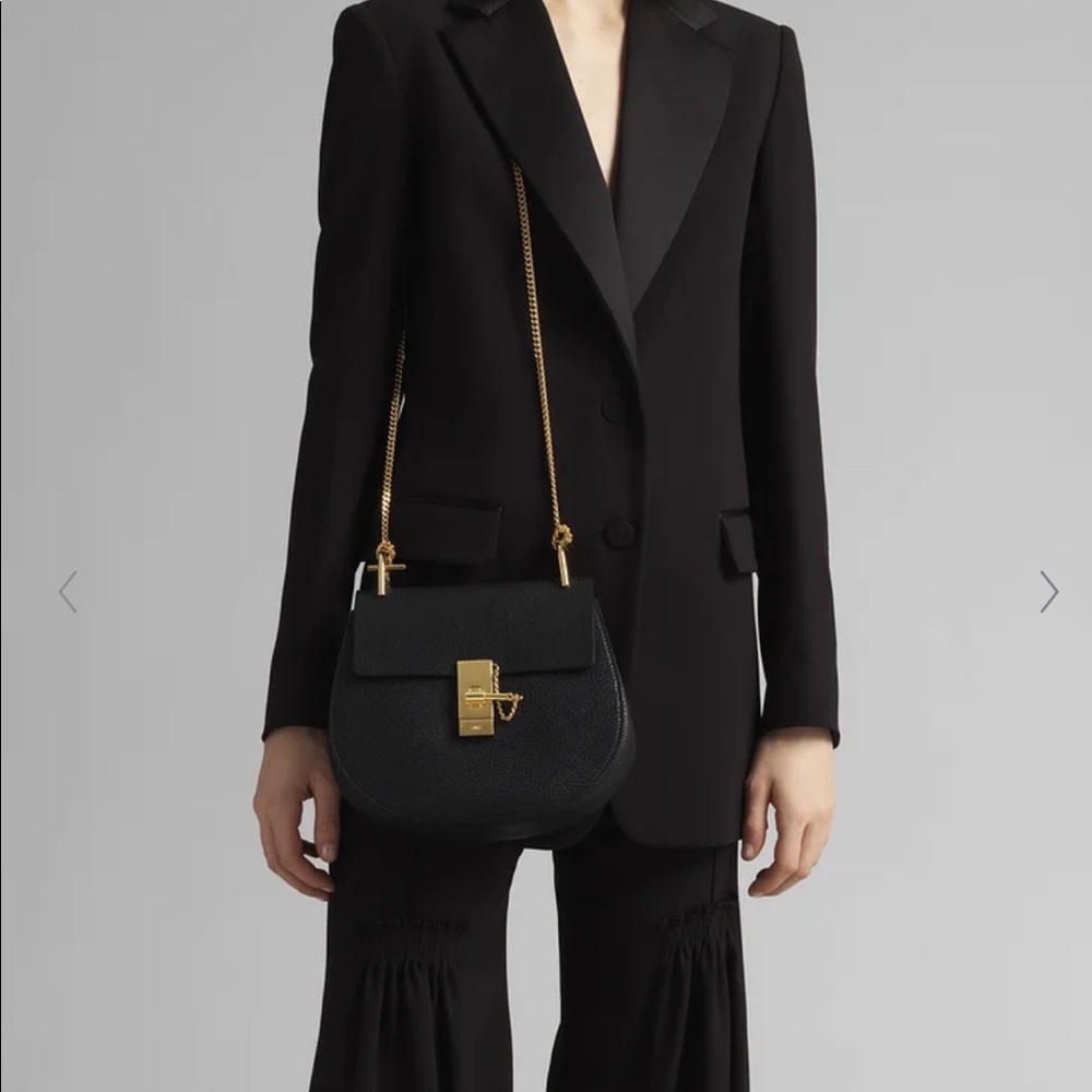 Chloe Drew shoulder bag in grain lambskin